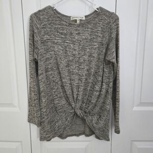 Paisley Raye Ling Sleeve Comfy Twist Front Top Women's Size Small Made in USA